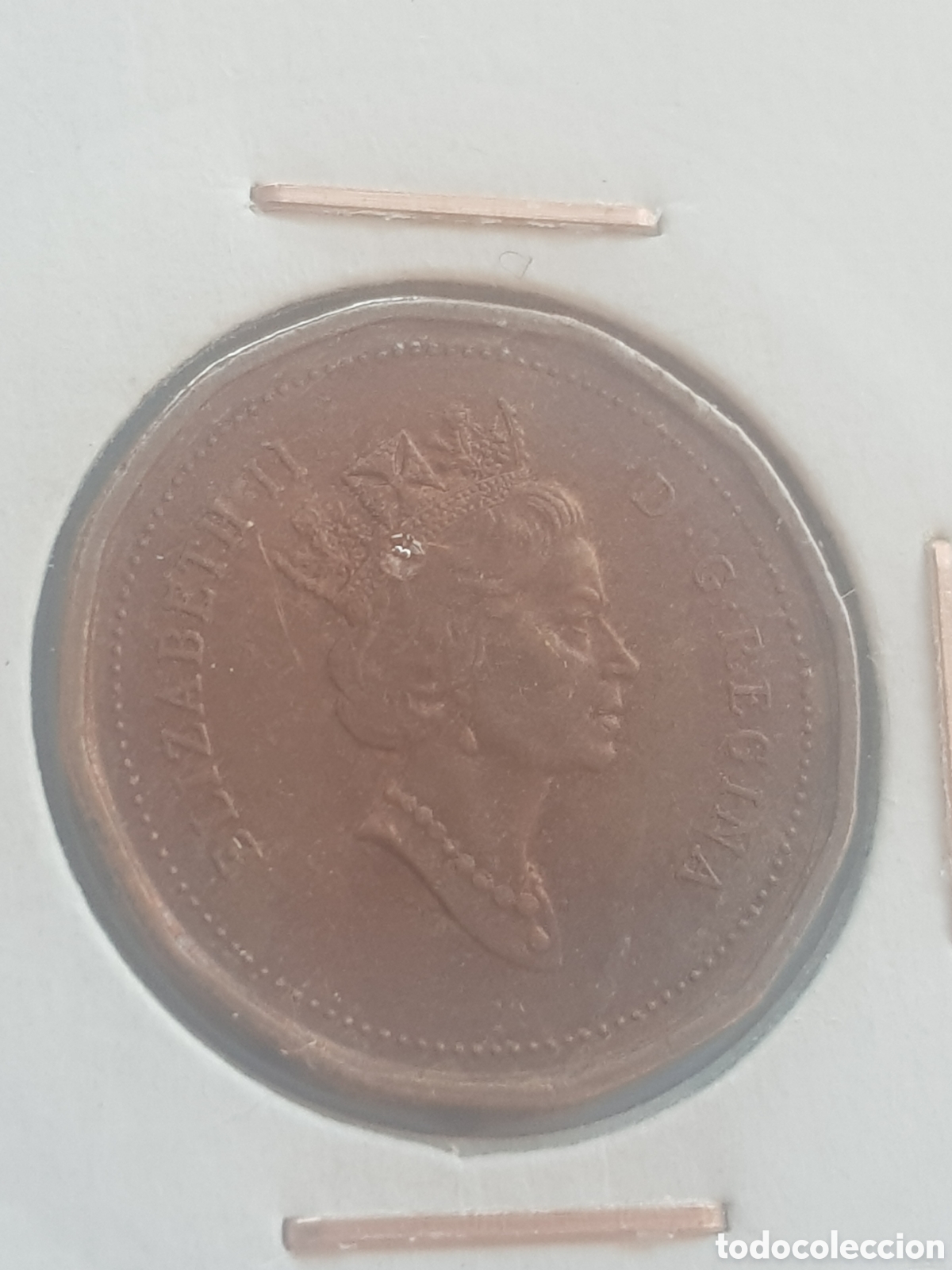 Monedas antiguas de Am&eacute;rica: 1 cent 1991 Canad&aacute; Dollar - Foto 2