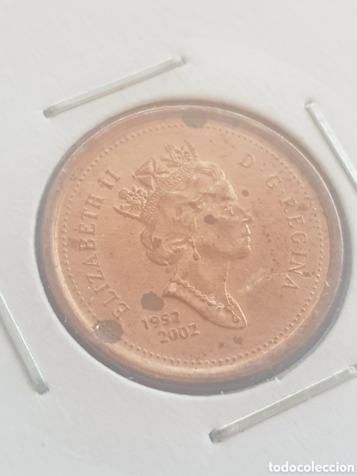 Monedas antiguas de Am&eacute;rica: 1 cent 2002 Canad&aacute; Dollar - Foto 2