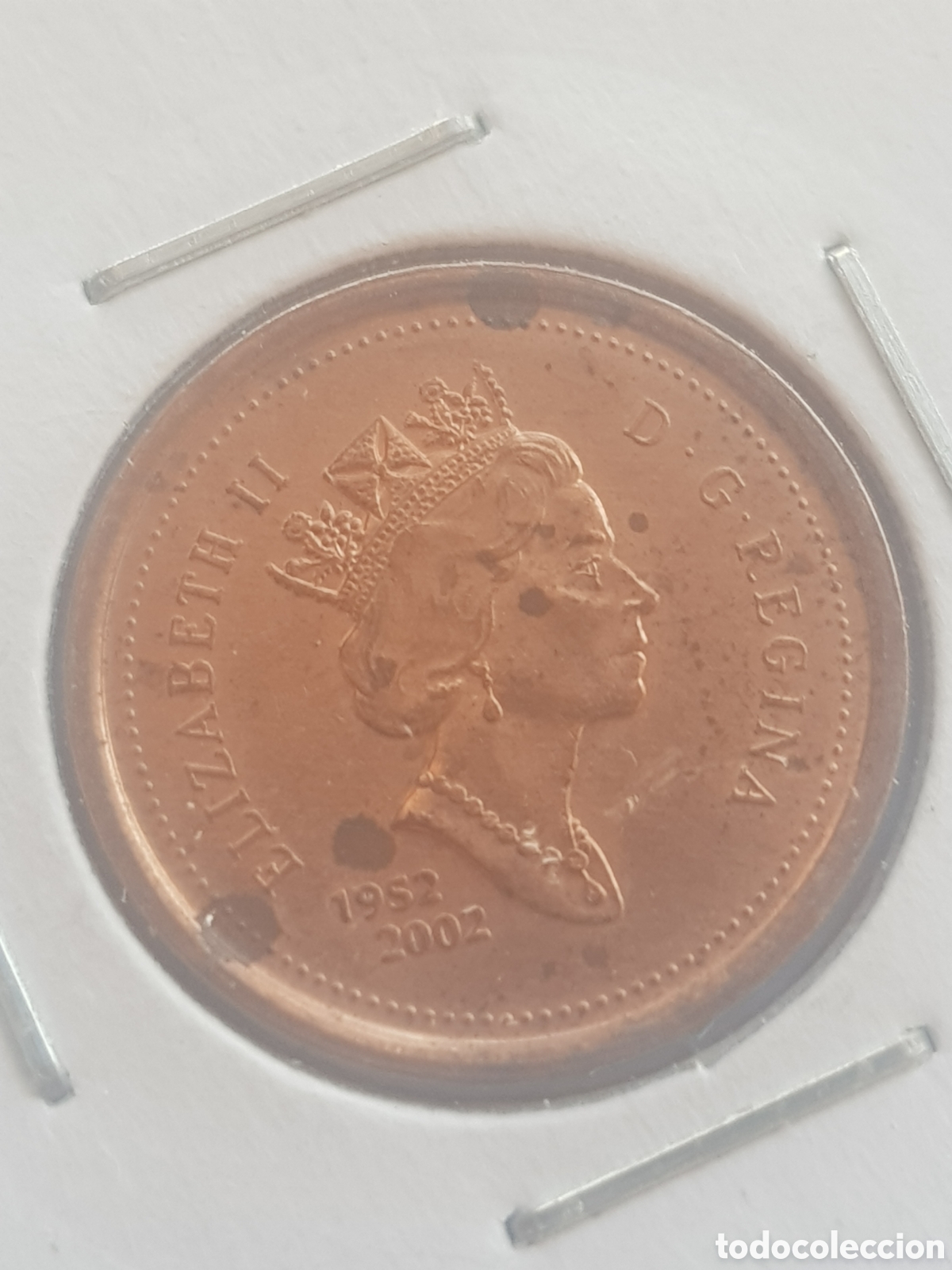 Monedas antiguas de Am&eacute;rica: 1 cent 2002 Canad&aacute; Dollar - Foto 1