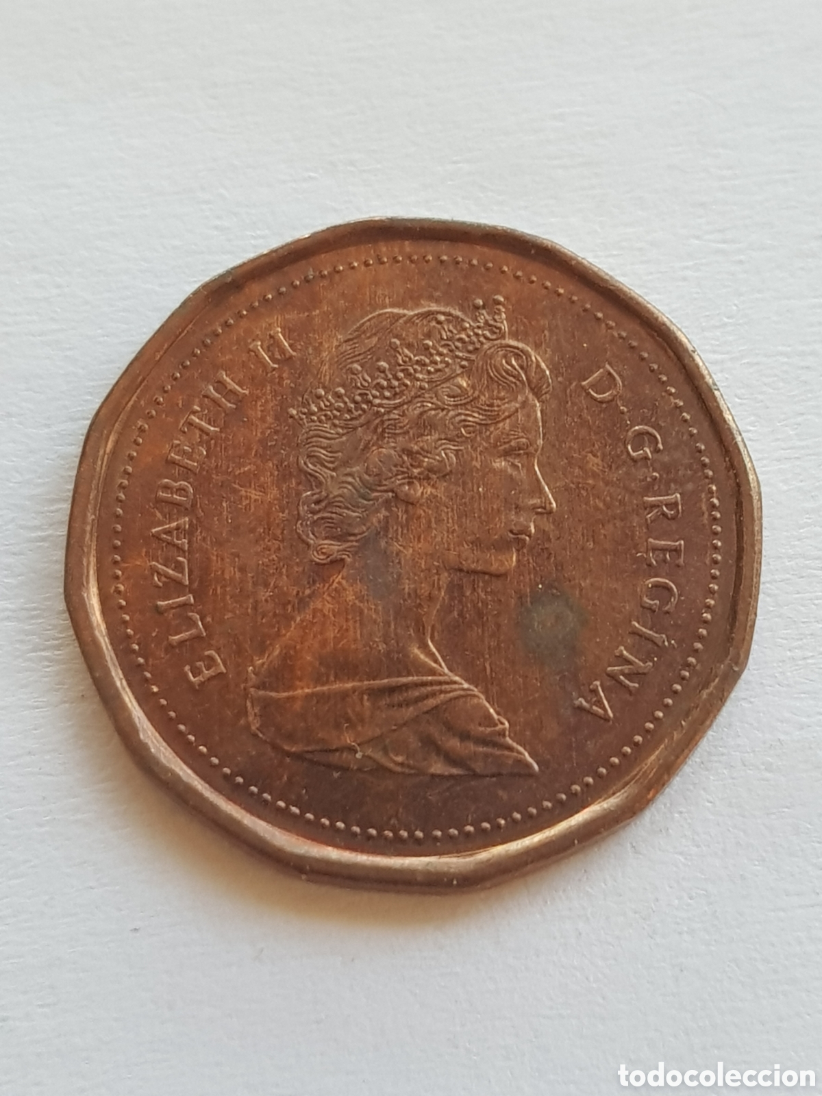 Monedas antiguas de Am&eacute;rica: 1 cent 1986 Canad&aacute; Dollar - Foto 2