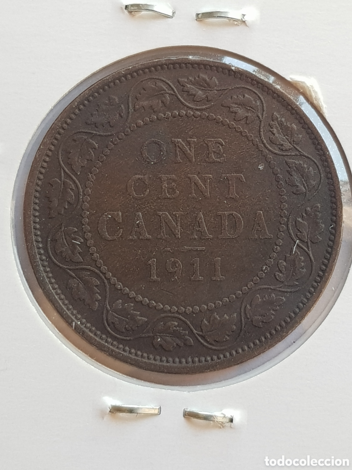 Monedas antiguas de Am&eacute;rica: 1 cent 1911 Canad&aacute; Dollar - Foto 3