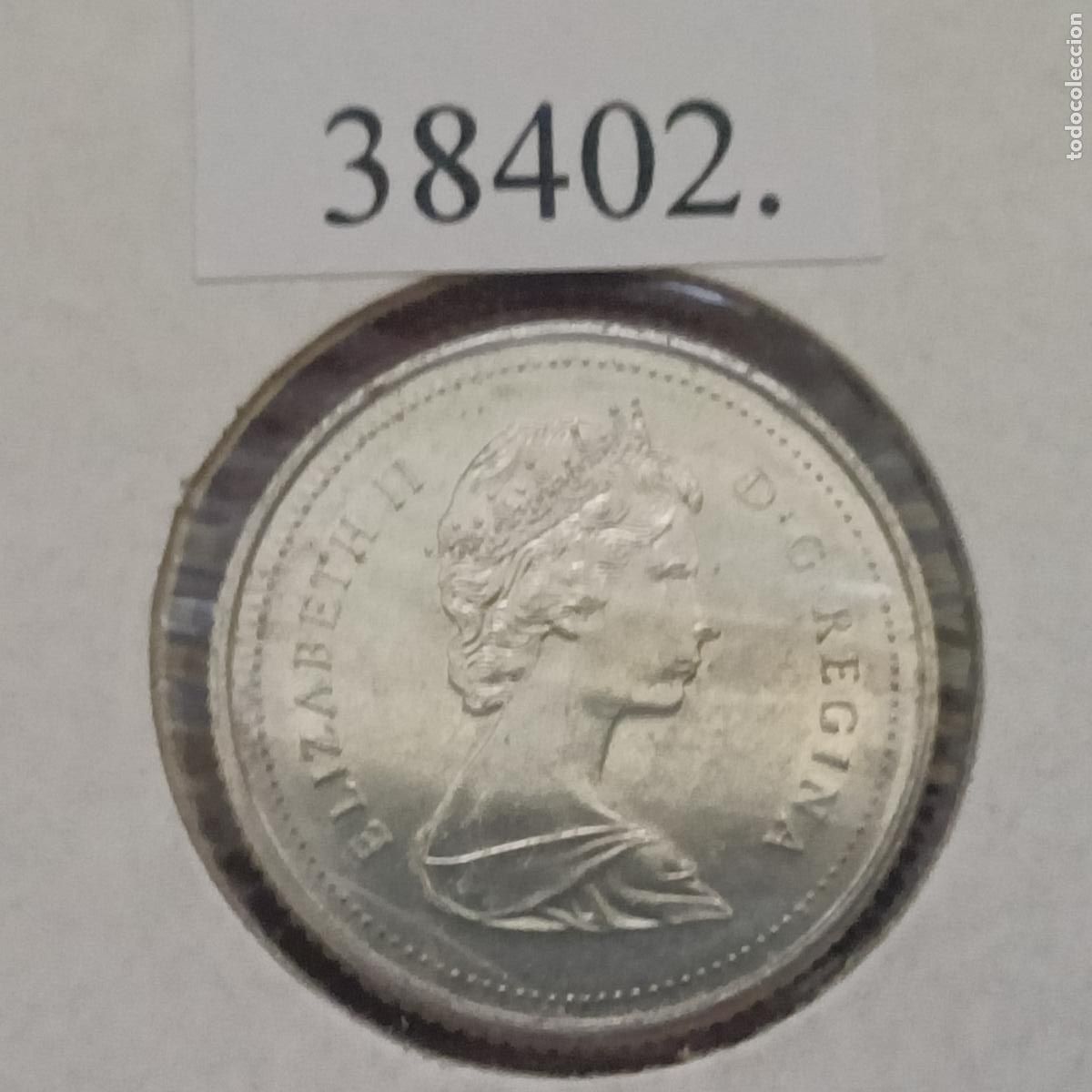 Monedas antiguas de Am&eacute;rica: Canad&aacute; 10 centimos 1984 - Foto 2