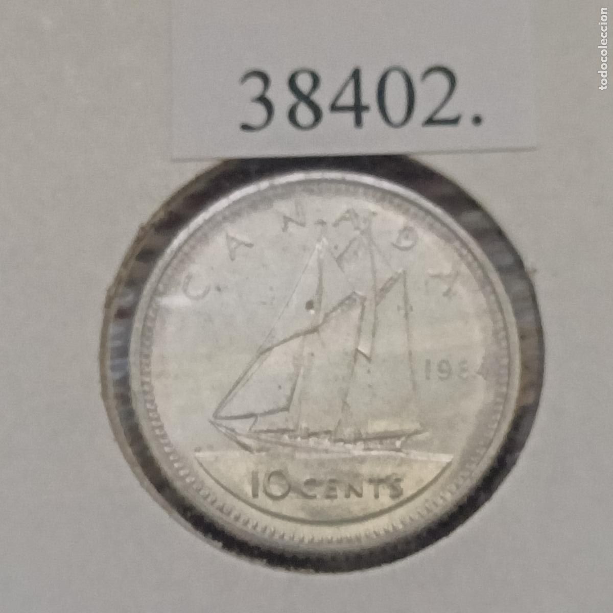 Monedas antiguas de Am&eacute;rica: Canad&aacute; 10 centimos 1984 - Foto 1