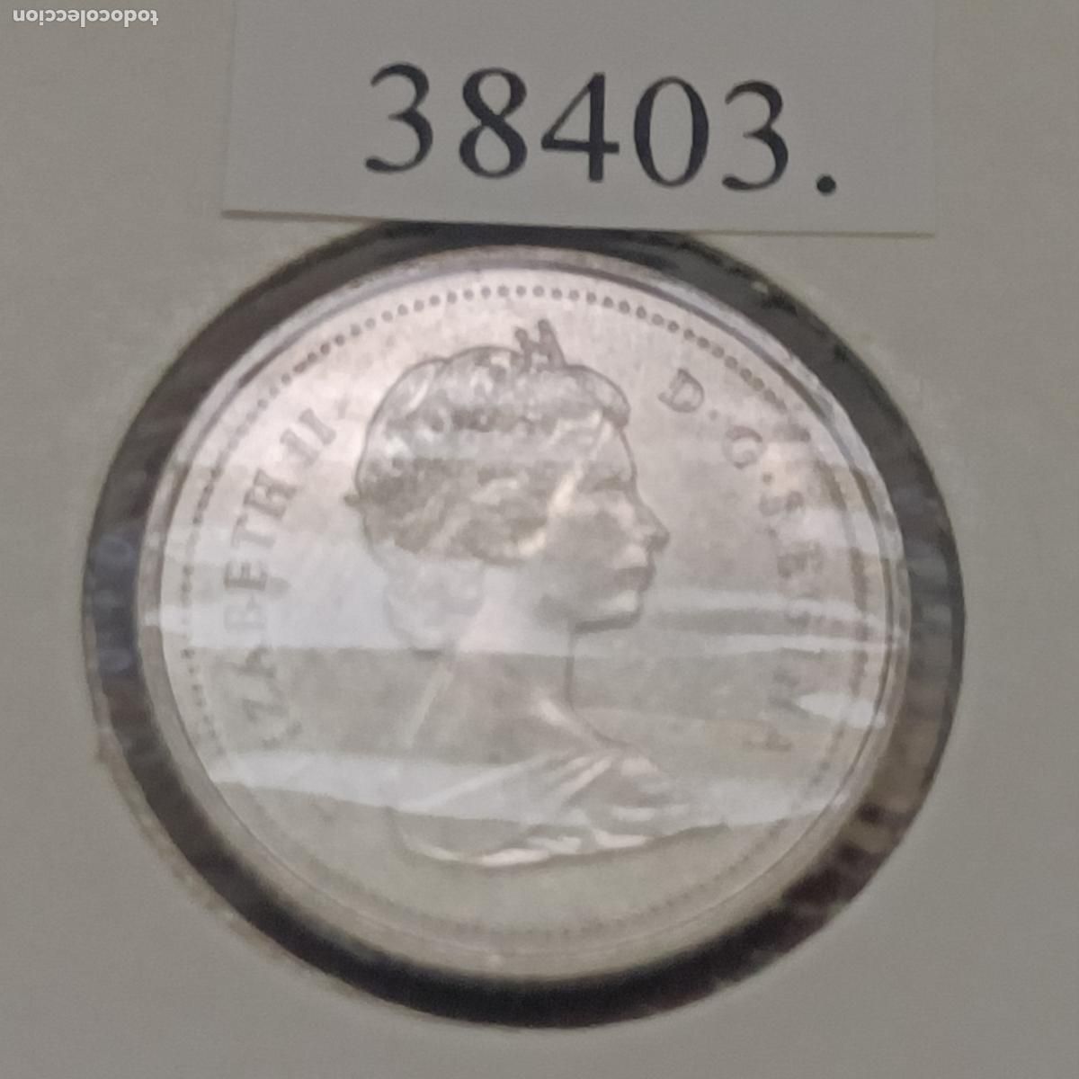 Monedas antiguas de Am&eacute;rica: Canad&aacute; 10 centimos 1985 - Foto 2