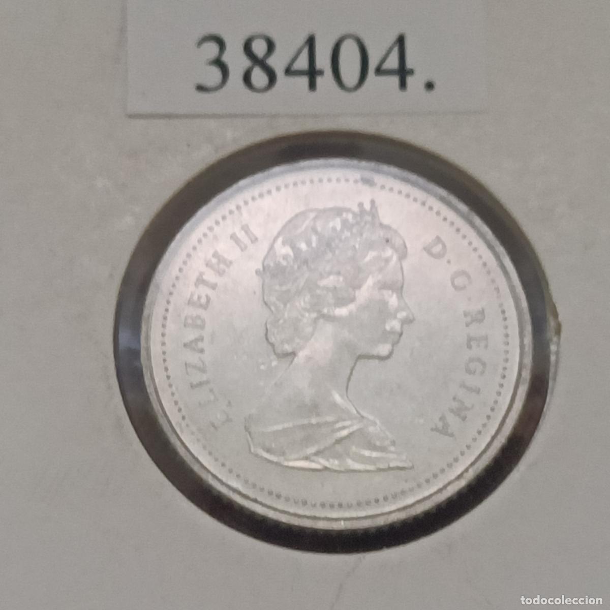 Monedas antiguas de Am&eacute;rica: Canad&aacute; 10 centimos 1987 - Foto 2