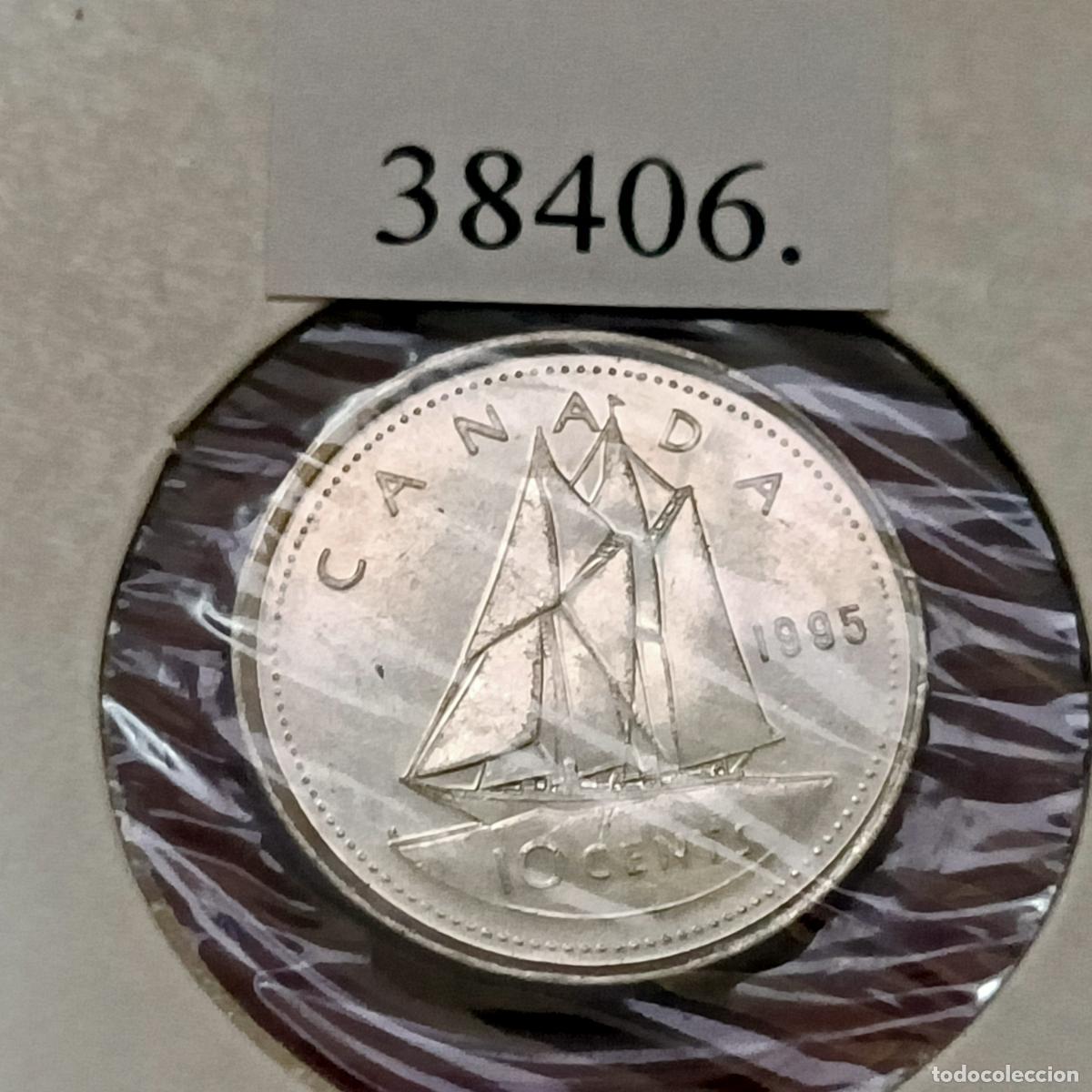 Monedas antiguas de Am&eacute;rica: Canad&aacute; 10 centimos 1995 - Foto 1