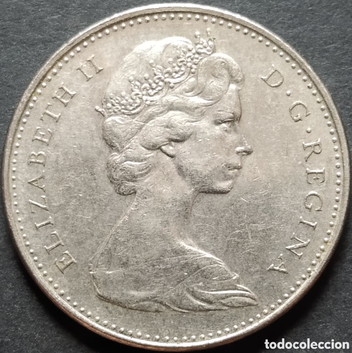 Monedas antiguas de Am&eacute;rica: MONEDA - CANADA 5 CENTS 1975 - Foto 2