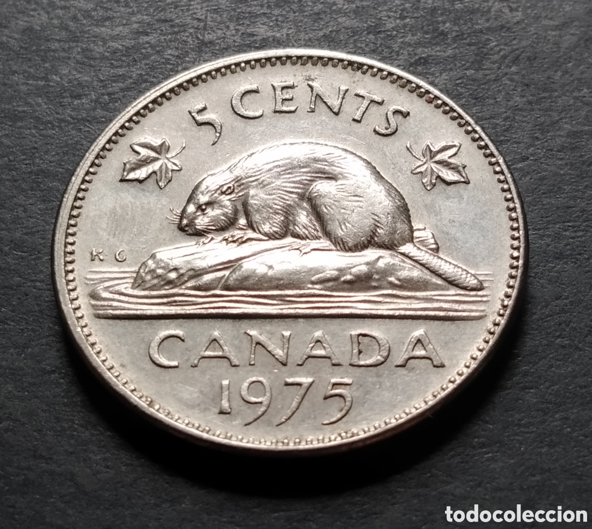 Monedas antiguas de Am&eacute;rica: MONEDA - CANADA 5 CENTS 1975 - Foto 3