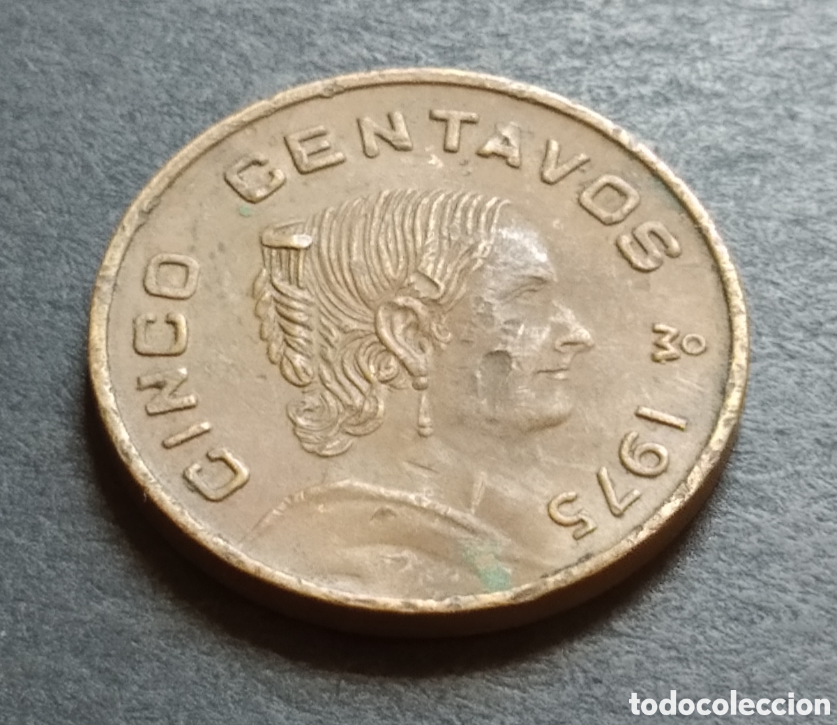 Monedas antiguas de Am&eacute;rica: MONEDA - MEXICO 5 CENTAVOS 1975 - Foto 3