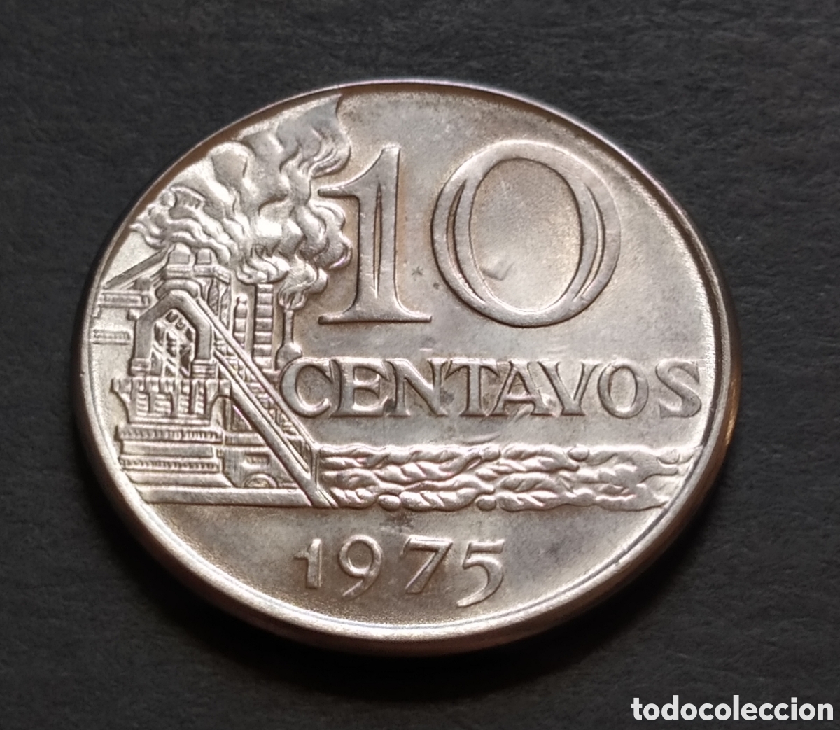 Monedas antiguas de Am&eacute;rica: MONEDA - BRASIL 10 CENTAVOS 1975 - Foto 3