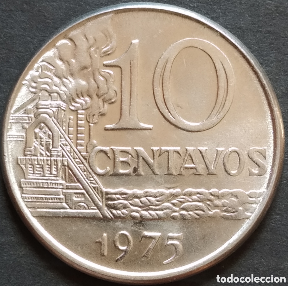 Monedas antiguas de Am&eacute;rica: MONEDA - BRASIL 10 CENTAVOS 1975 - Foto 1