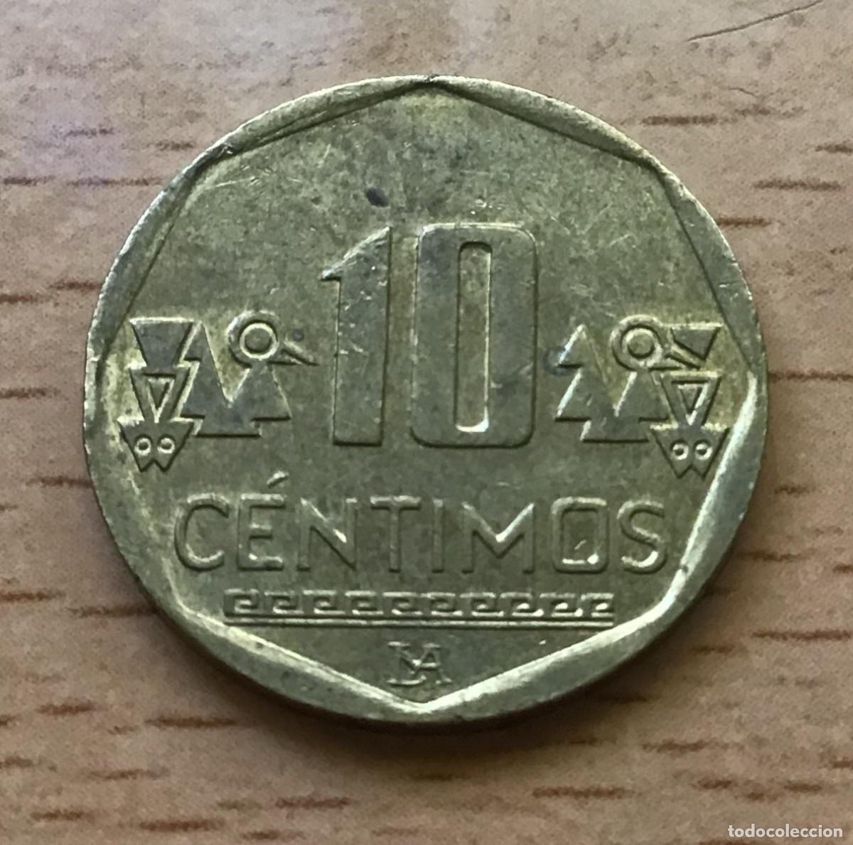Monedas antiguas de Am&eacute;rica: 10 centavos de Per&uacute;. A&ntilde;o 2018 - Foto 1
