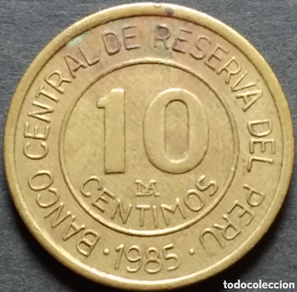 Monedas antiguas de Am&eacute;rica: MONEDA - PER&Uacute; 10 CENTIMOS 1985 - Foto 1