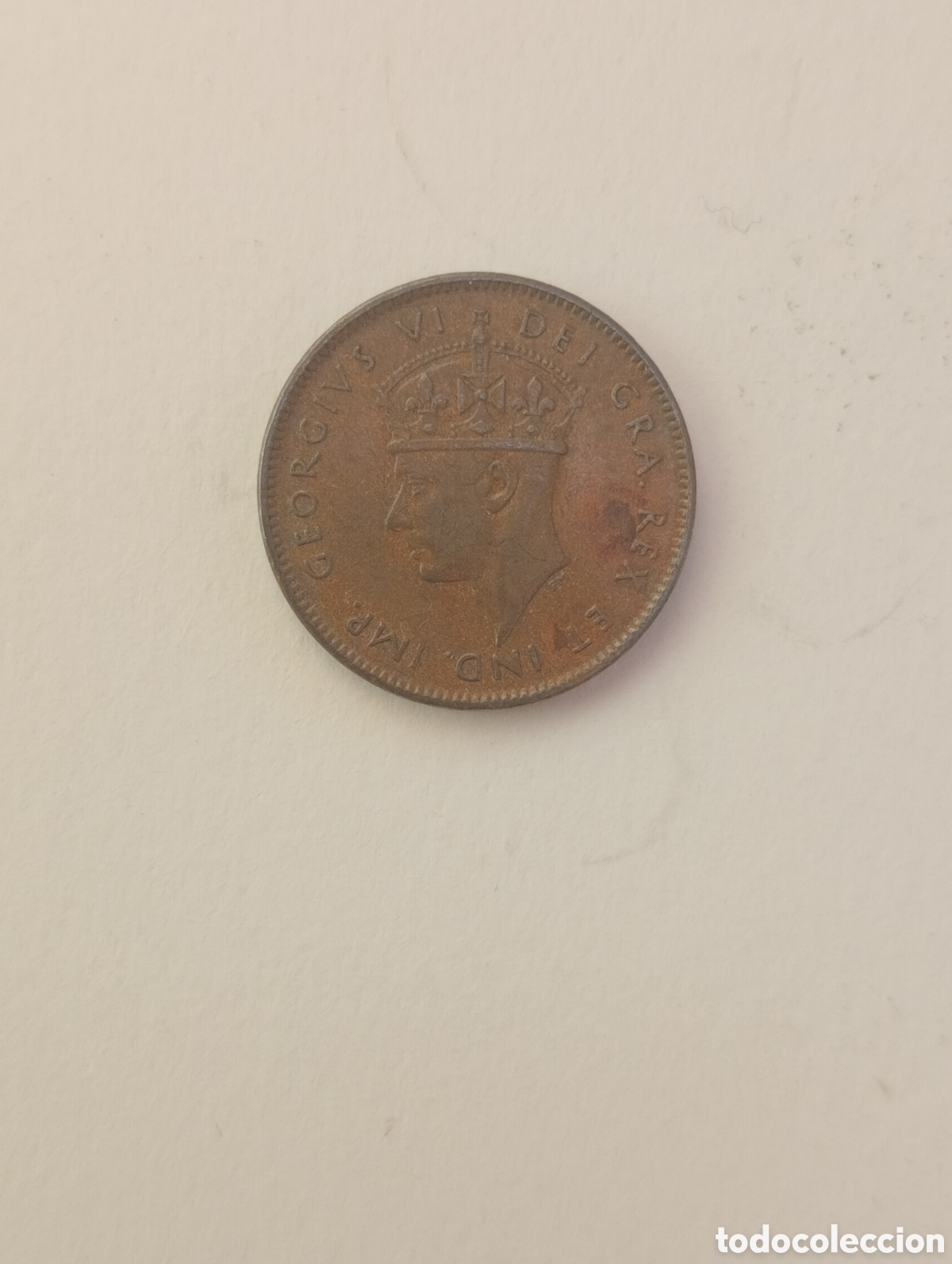 Monedas antiguas de Am&eacute;rica: CANAD&Aacute; NEW FOUNDLAND 1 CENT 1942 - Foto 2
