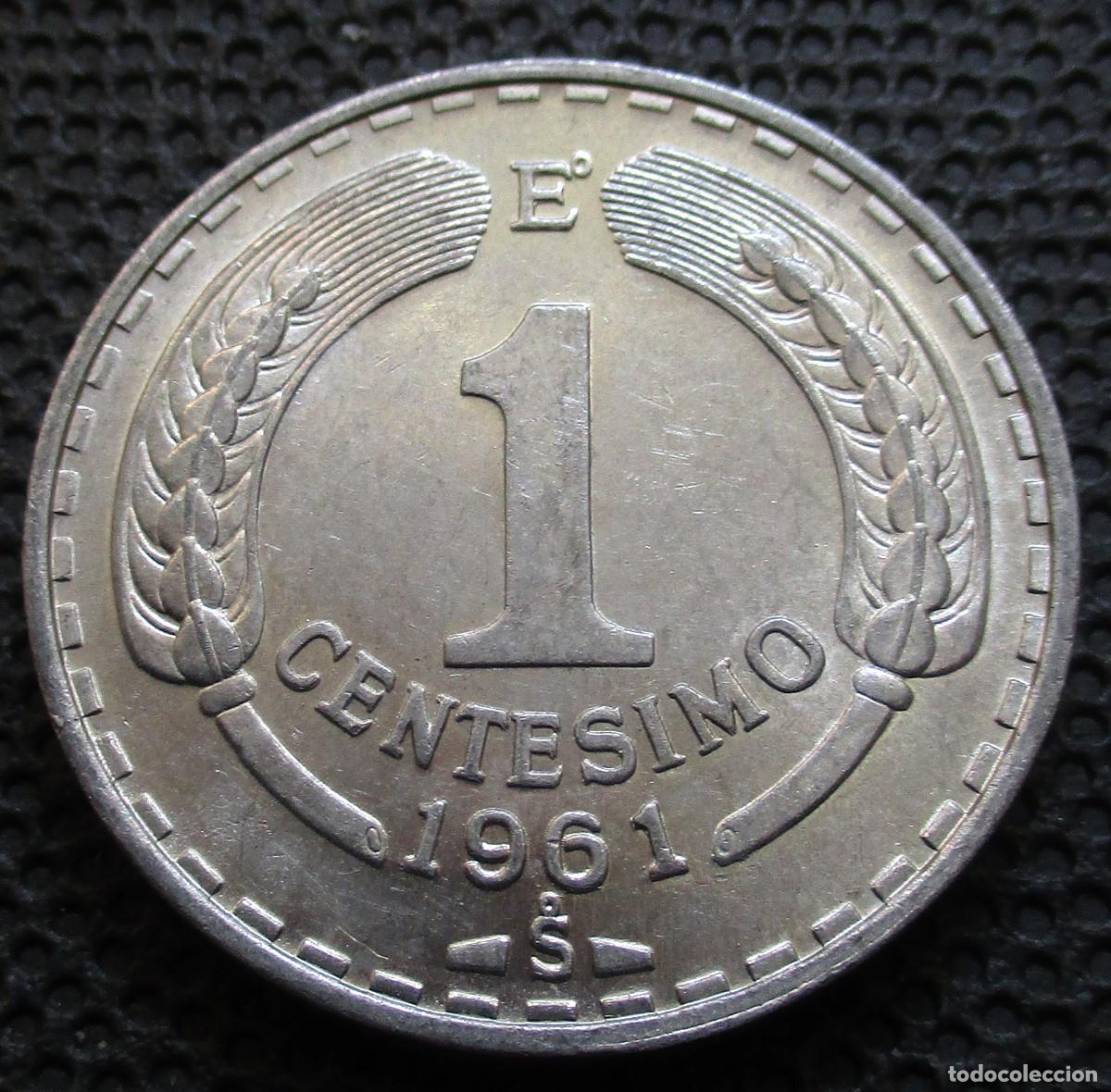 Monedas antiguas de Am&eacute;rica: CHILE 1 CENTESIMO 1961 -SIN CIRCULAR (MI-196) - Foto 2
