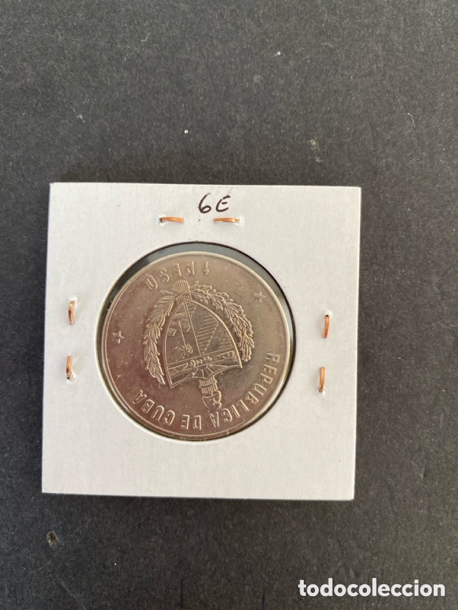 Monedas antiguas de Am&eacute;rica: Moneda de Cuba 1 peso - Foto 2