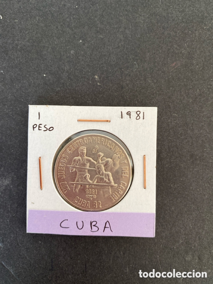 Monedas antiguas de Am&eacute;rica: Moneda de Cuba 1 peso - Foto 1