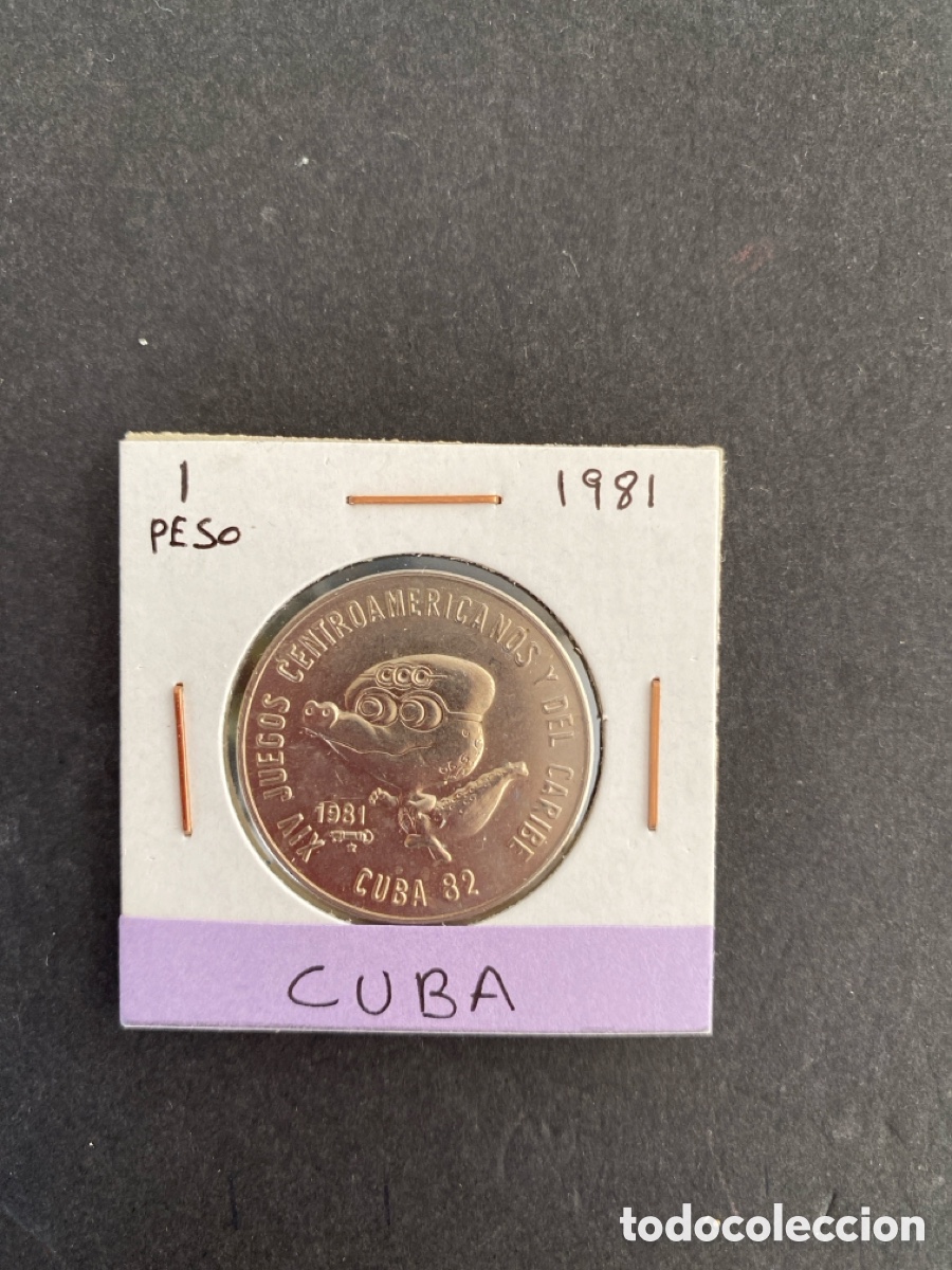 Monedas antiguas de Am&eacute;rica: Moneda de Cuba 1 peso - Foto 1
