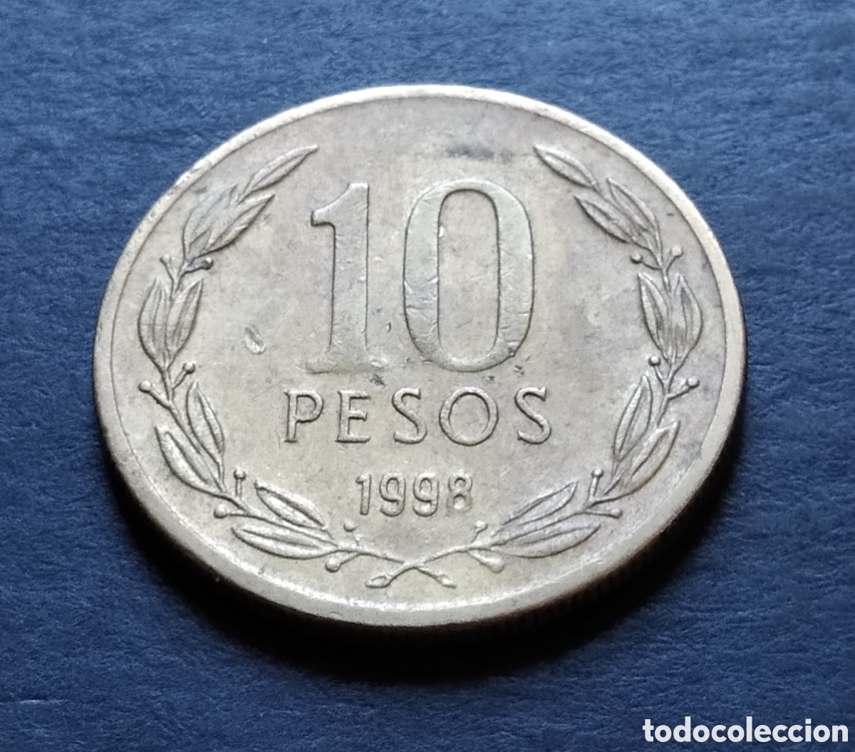 Monedas antiguas de Am&eacute;rica: MONEDA - CHILE 10 PESOS 1998 - Foto 3