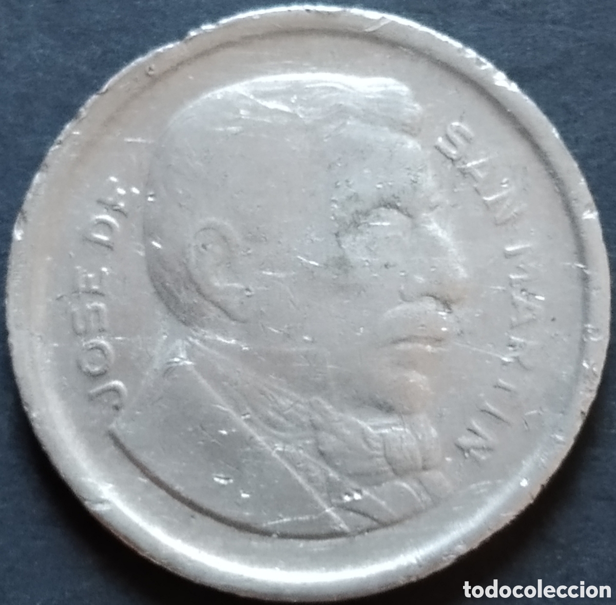 Monedas antiguas de Am&eacute;rica: MONEDA - ARGENTINA 50 CENTAVOS 1954 - Foto 2