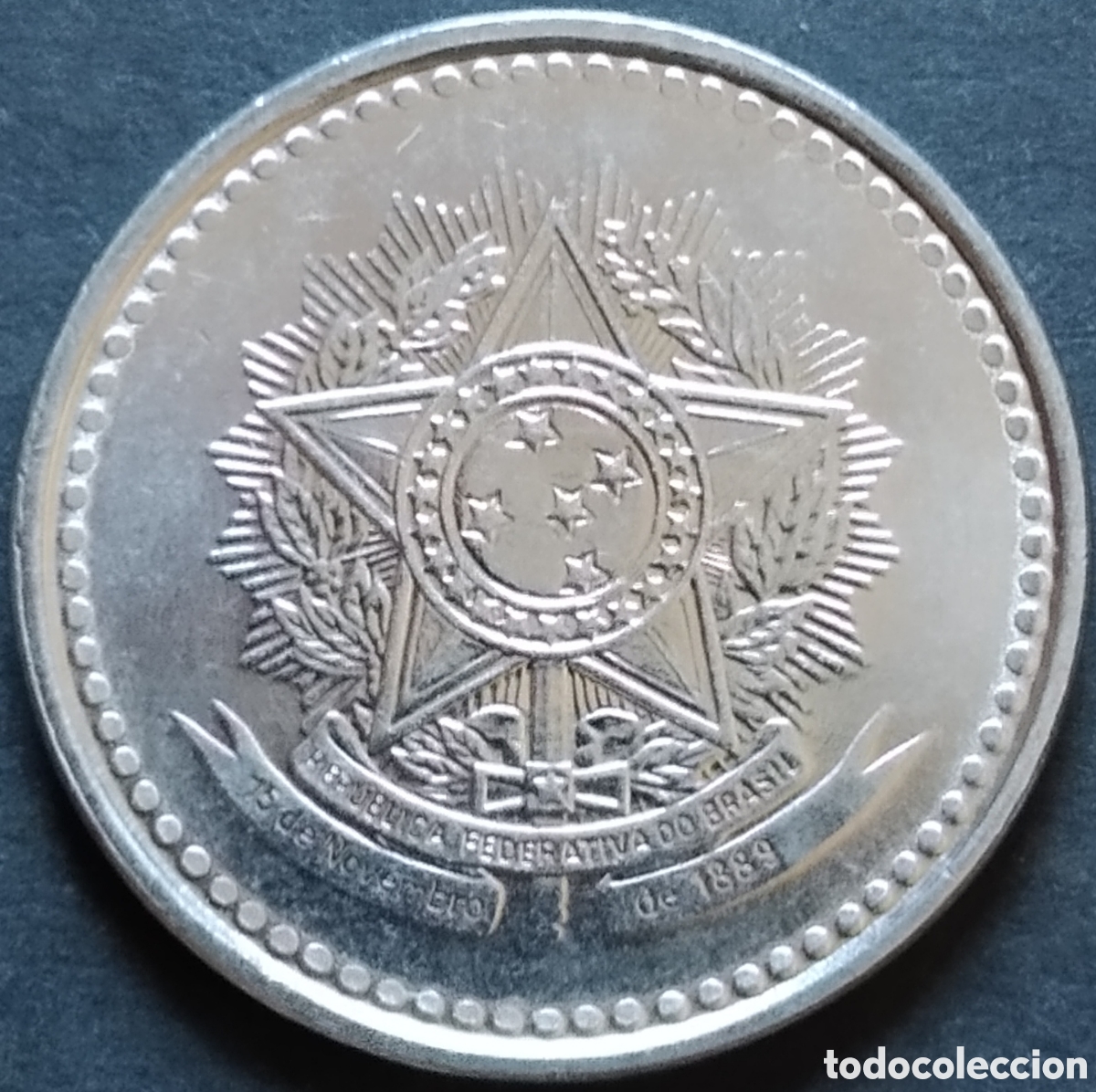 Monedas antiguas de Am&eacute;rica: MONEDA - BRASIL 50 CENTAVOS 1987 - Foto 2