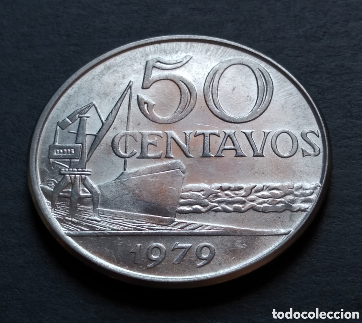 Monedas antiguas de Am&eacute;rica: MONEDA - BRASIL 50 CENTAVOS 1979 - Foto 3