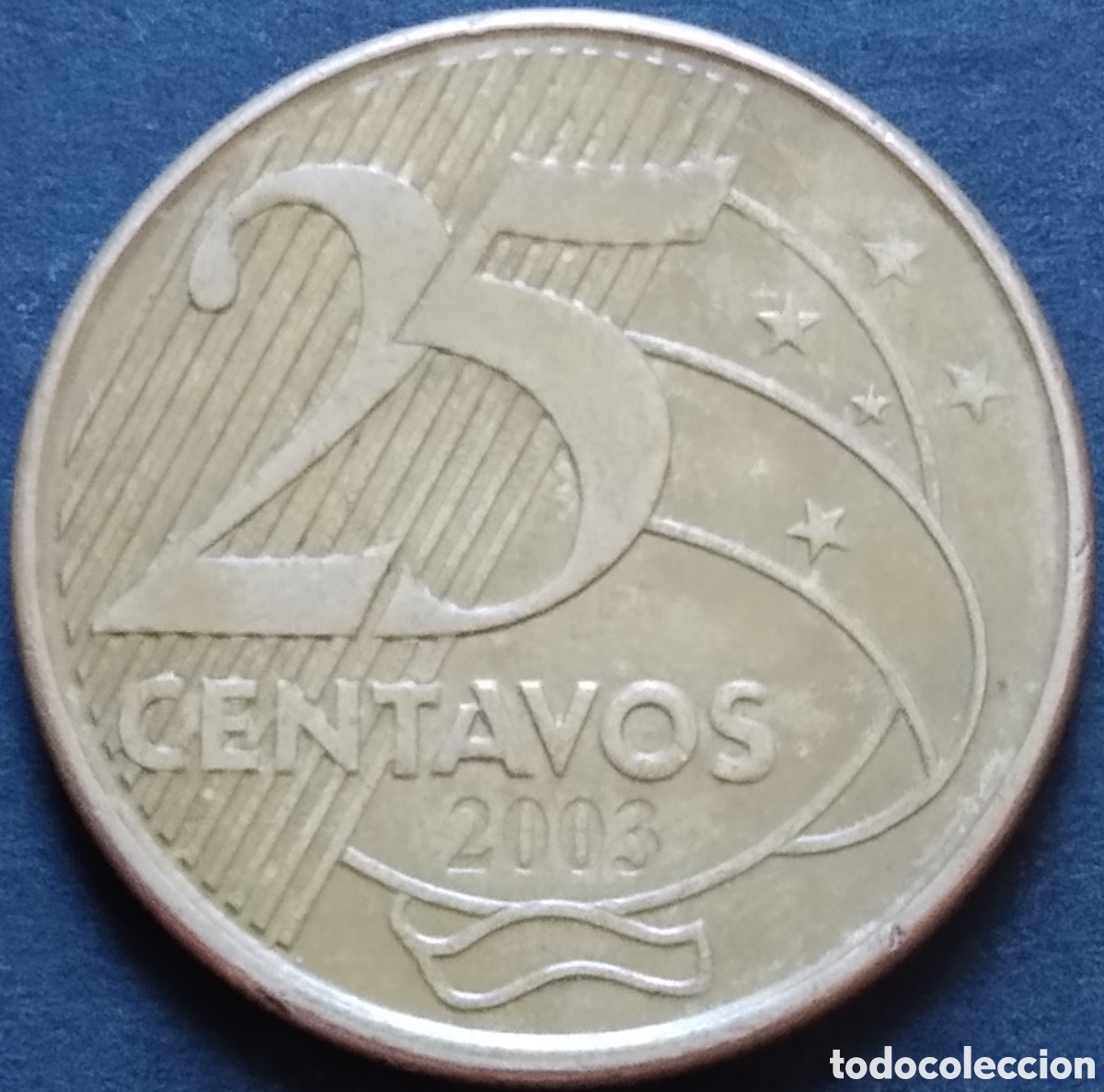 Monedas antiguas de Am&eacute;rica: MONEDA - BRASIL 25 CENTAVOS 2003 - Foto 1
