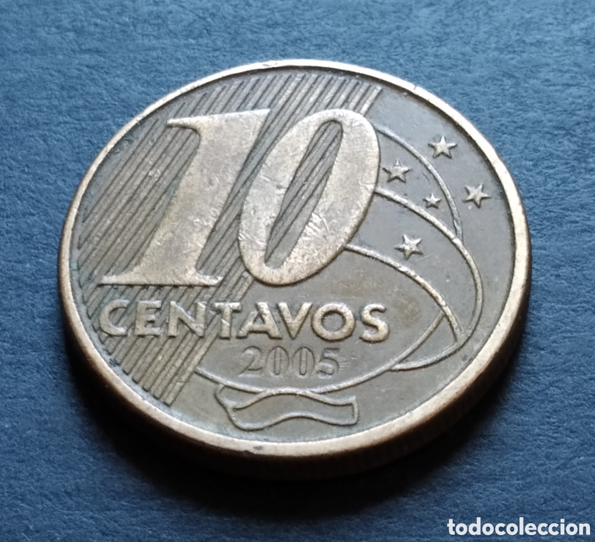 Monedas antiguas de Am&eacute;rica: MONEDA - BRASIL 10 CENTAVOS 2005 - Foto 3