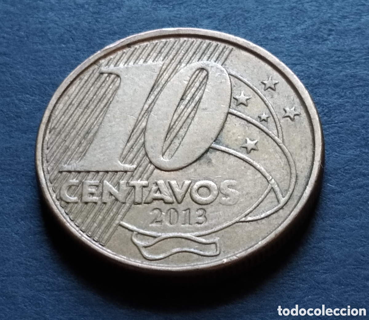 Monedas antiguas de Am&eacute;rica: MONEDA - BRASIL 10 CENTAVOS 2013 - Foto 3