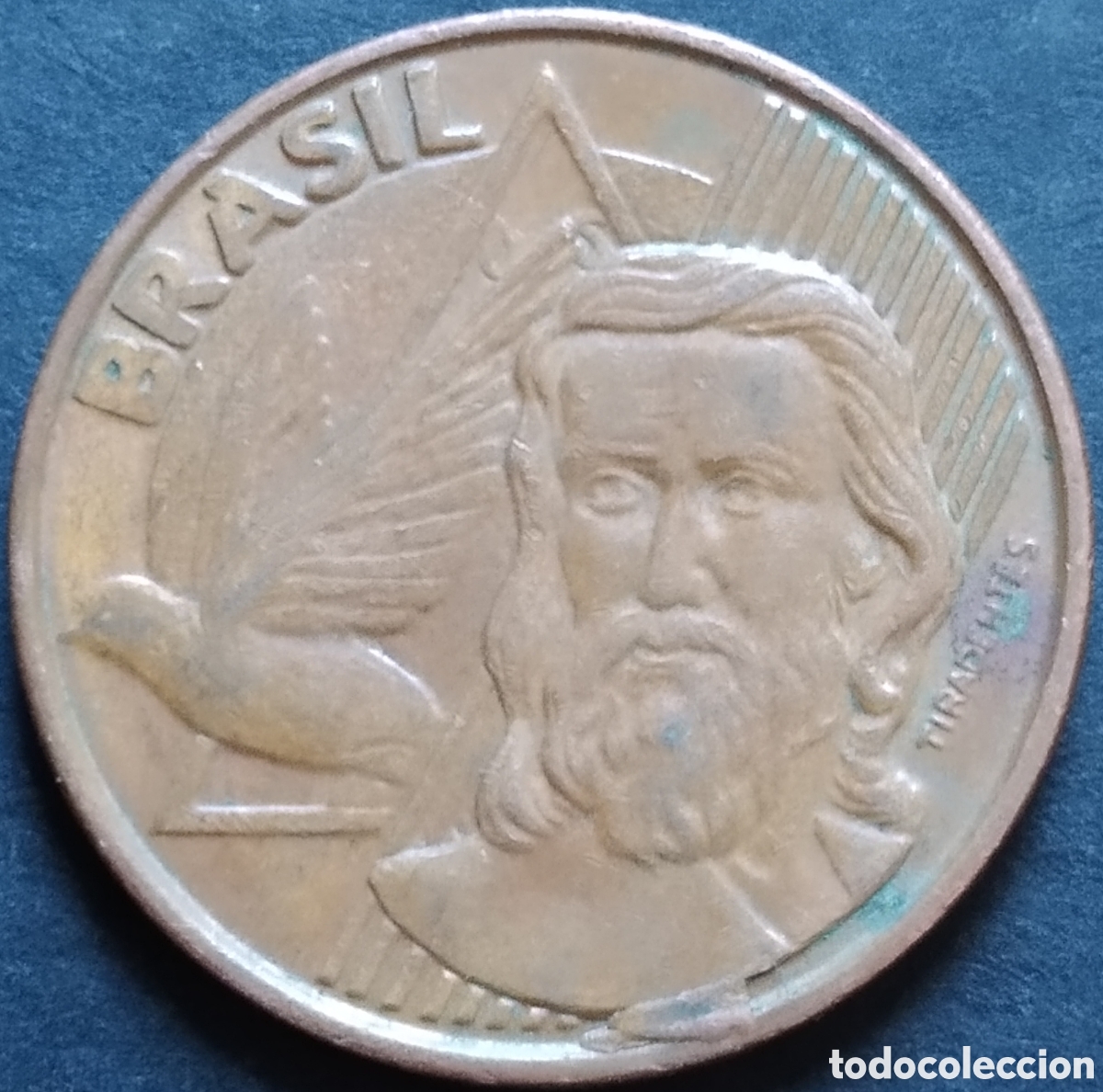 Monedas antiguas de Am&eacute;rica: MONEDA - BRASIL 5 CENTAVOS 2002 - Foto 2
