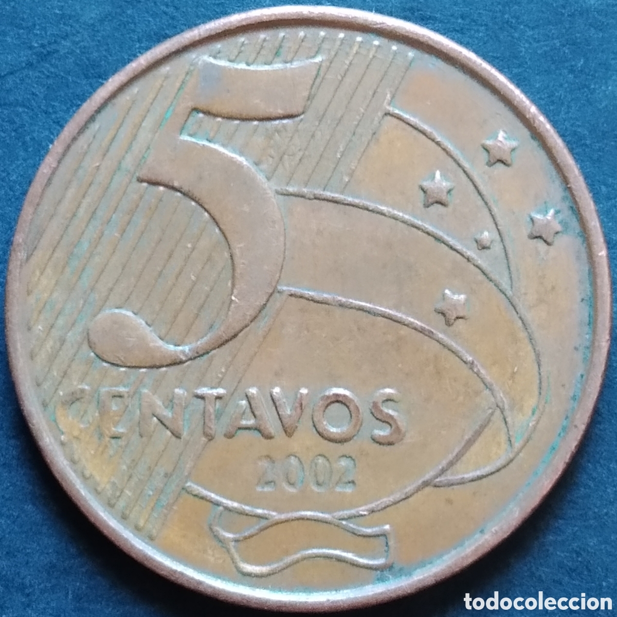 Monedas antiguas de Am&eacute;rica: MONEDA - BRASIL 5 CENTAVOS 2002 - Foto 1