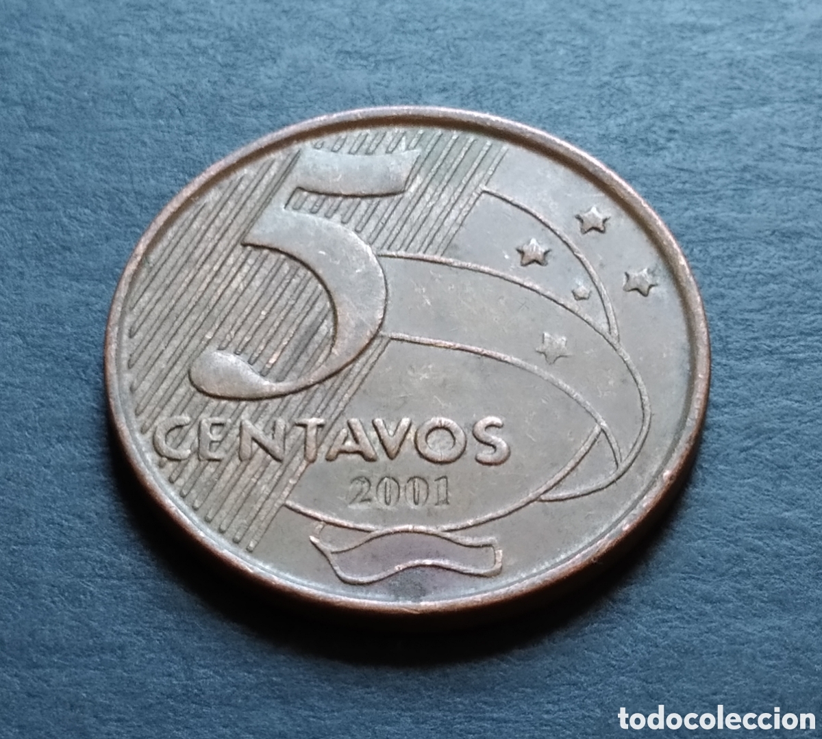 Monedas antiguas de Am&eacute;rica: MONEDA - BRASIL 5 CENTAVOS 2001 - Foto 3