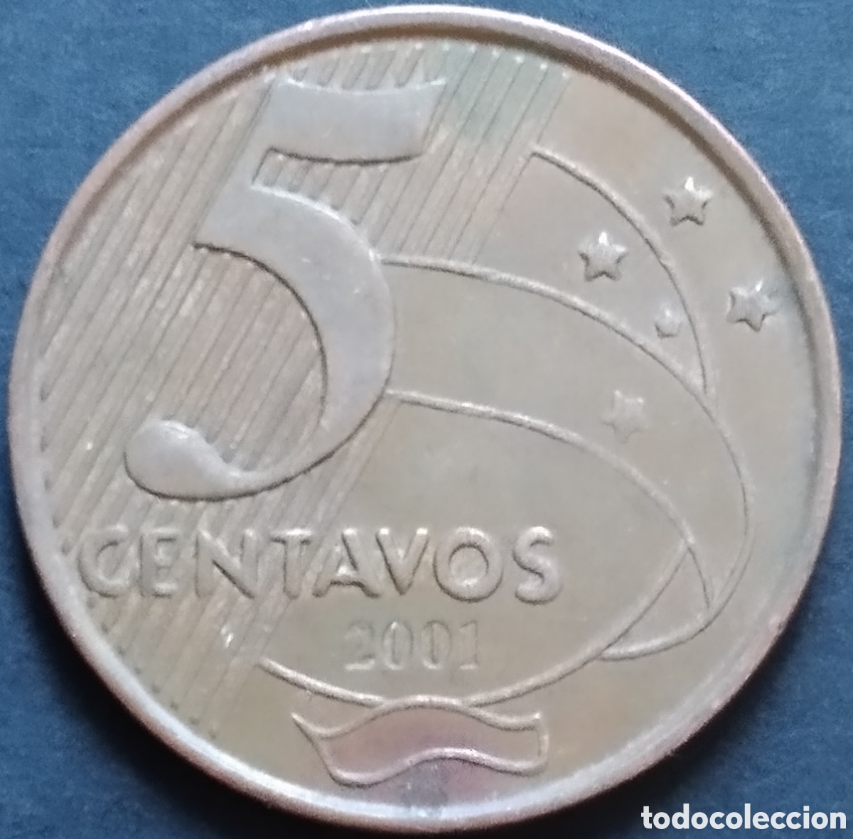 Monedas antiguas de Am&eacute;rica: MONEDA - BRASIL 5 CENTAVOS 2001 - Foto 1