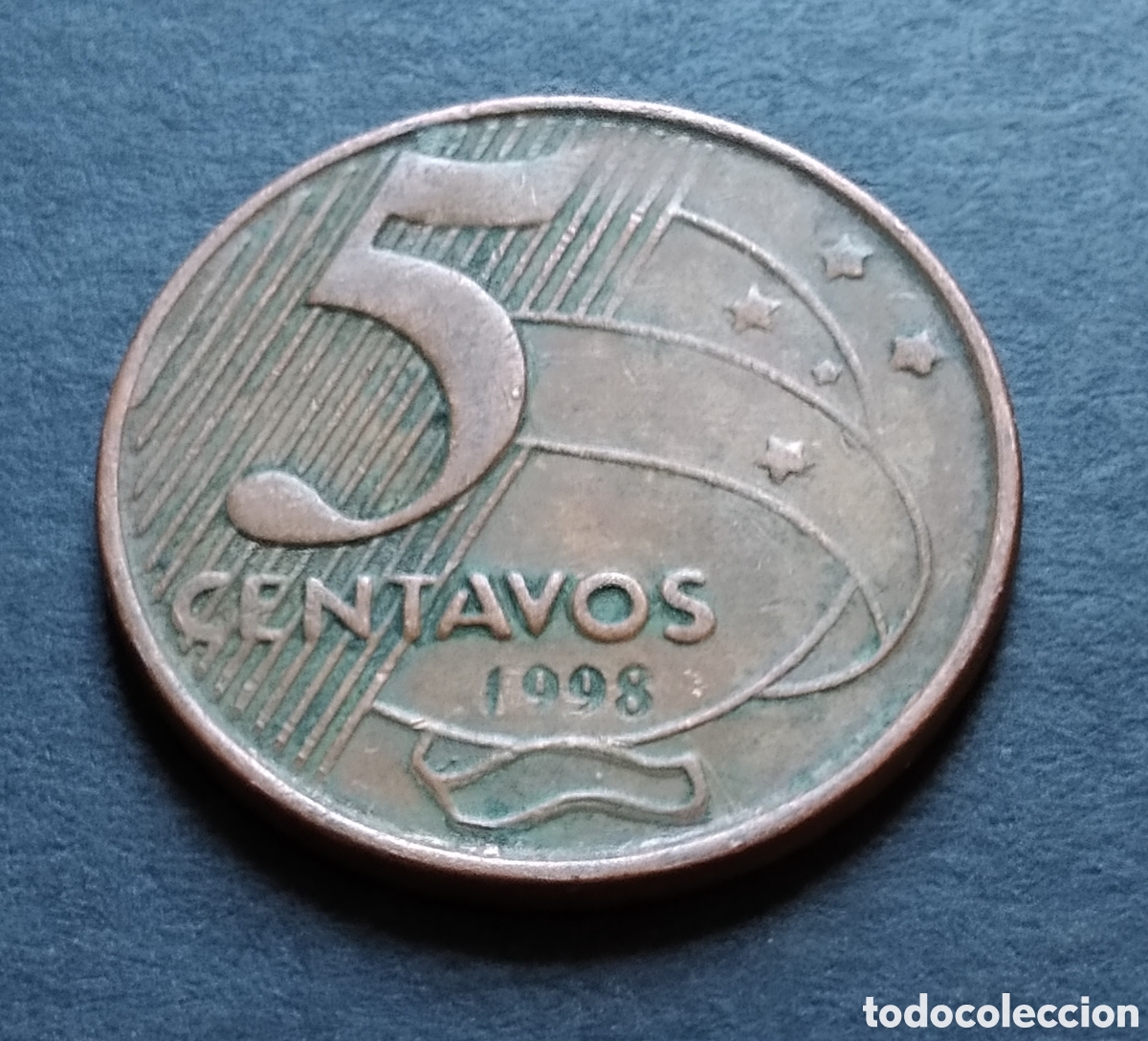 Monedas antiguas de Am&eacute;rica: MONEDA - BRASIL 5 CENTAVOS 1998 - Foto 3