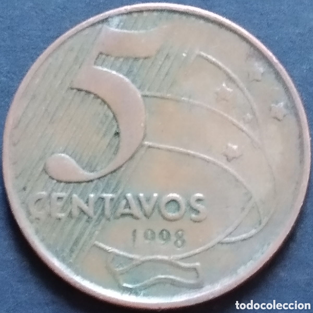 Monedas antiguas de Am&eacute;rica: MONEDA - BRASIL 5 CENTAVOS 1998 - Foto 1