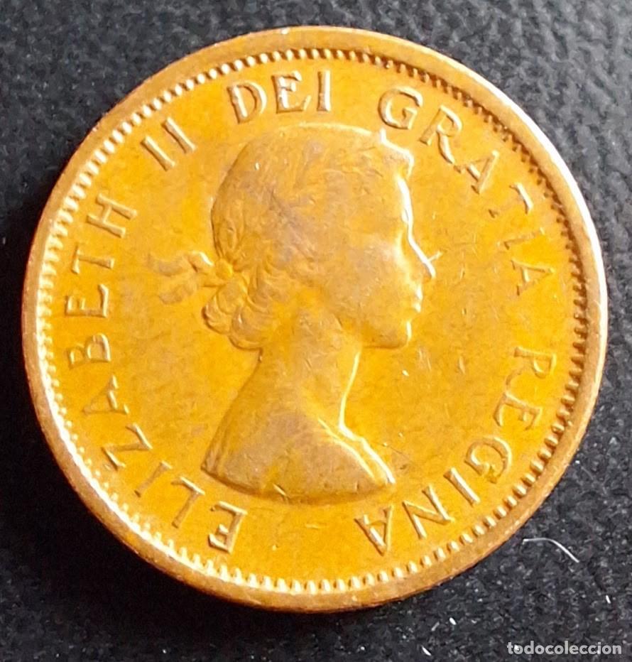 Monedas antiguas de Am&eacute;rica: 1 Cent 1964 - Canad&aacute; - Foto 2