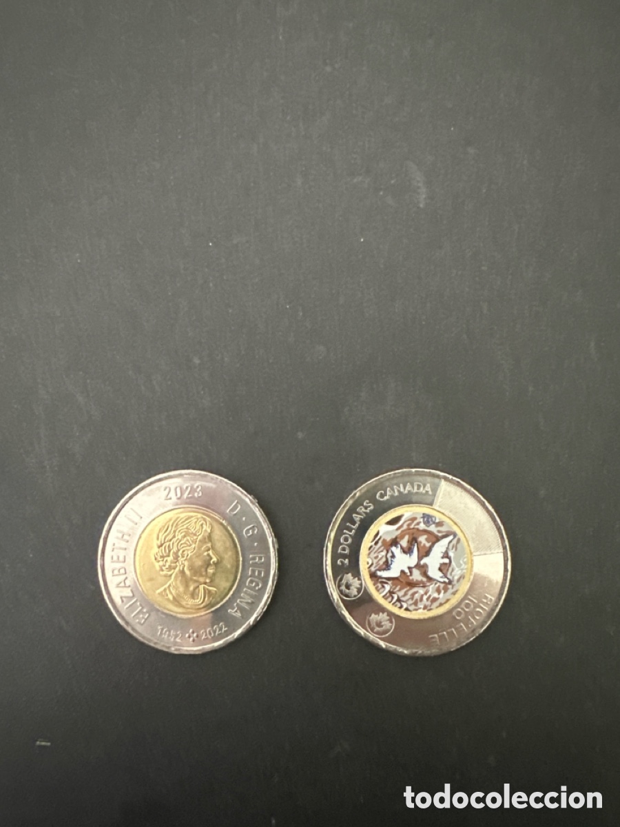 Monedas antiguas de Am&eacute;rica: Canad&aacute; 2 dollars a&ntilde;o 2023 sin circular - Foto 1