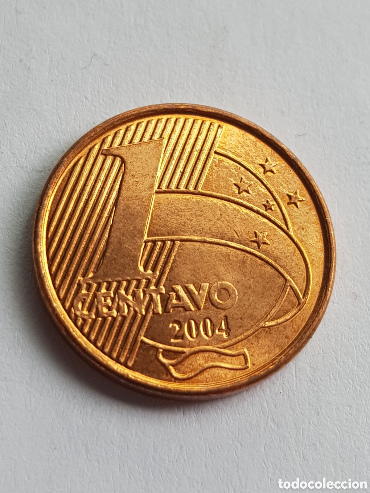 Monedas antiguas de Am&eacute;rica: 1 Centavo 2004 Brasil - Foto 2