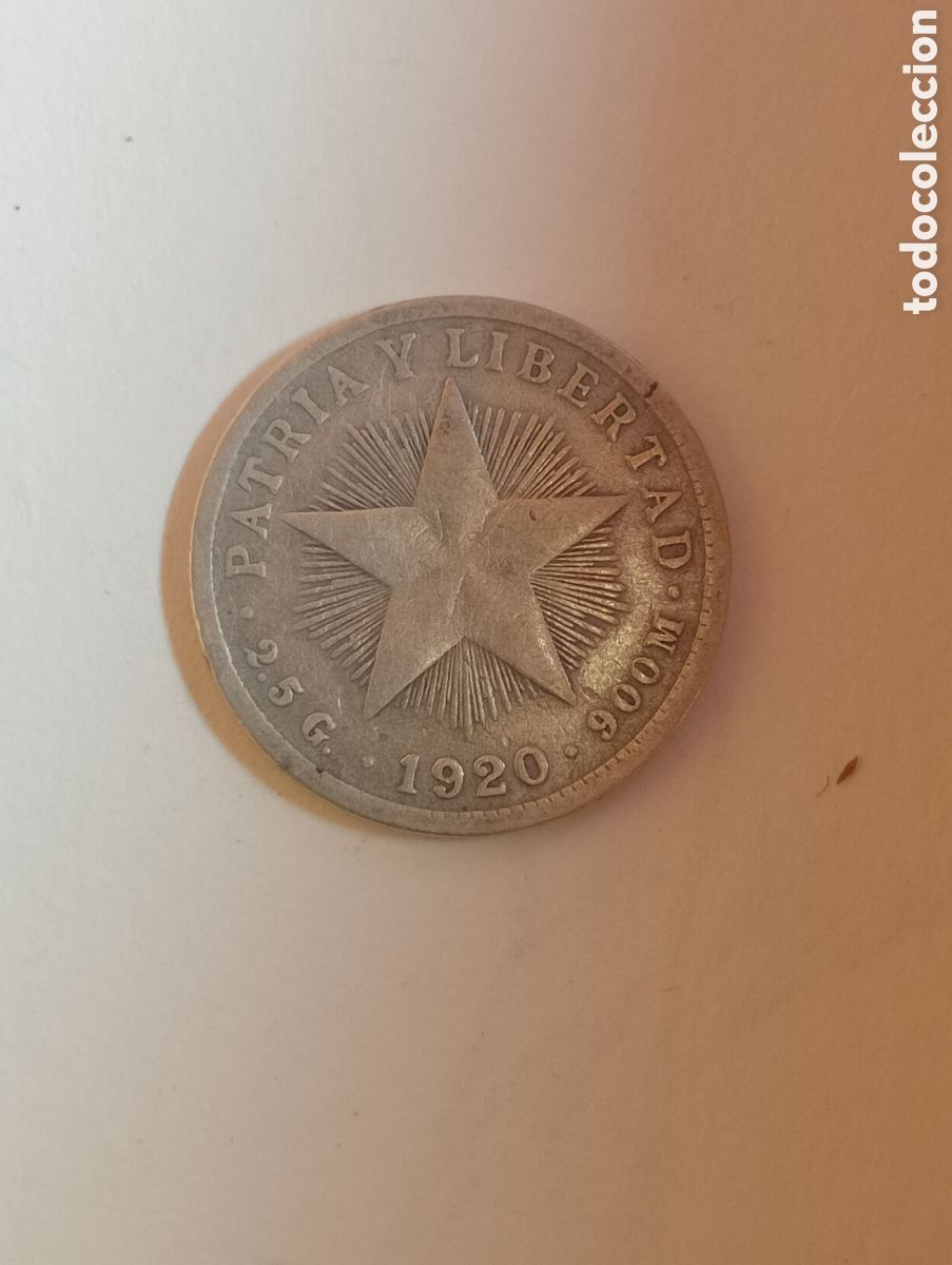Monedas antiguas de Am&eacute;rica: CUBA 10 CENTAVOS 1920 PLATA - Foto 1
