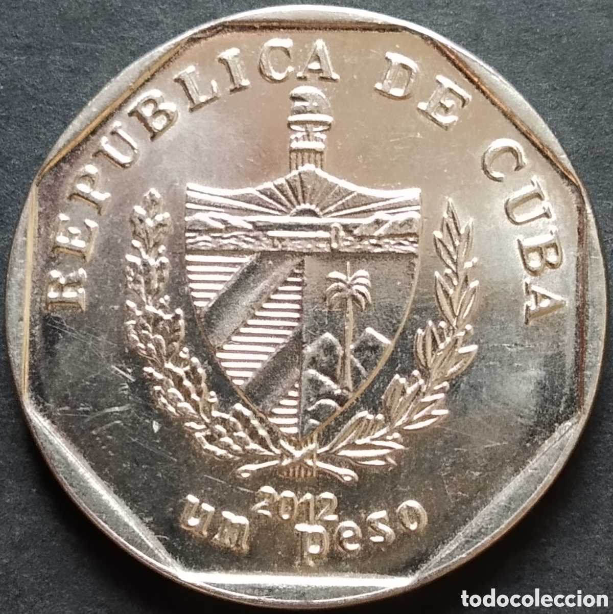 Monedas antiguas de Am&eacute;rica: MONEDA - CUBA 1 PESO 2012 - Foto 2