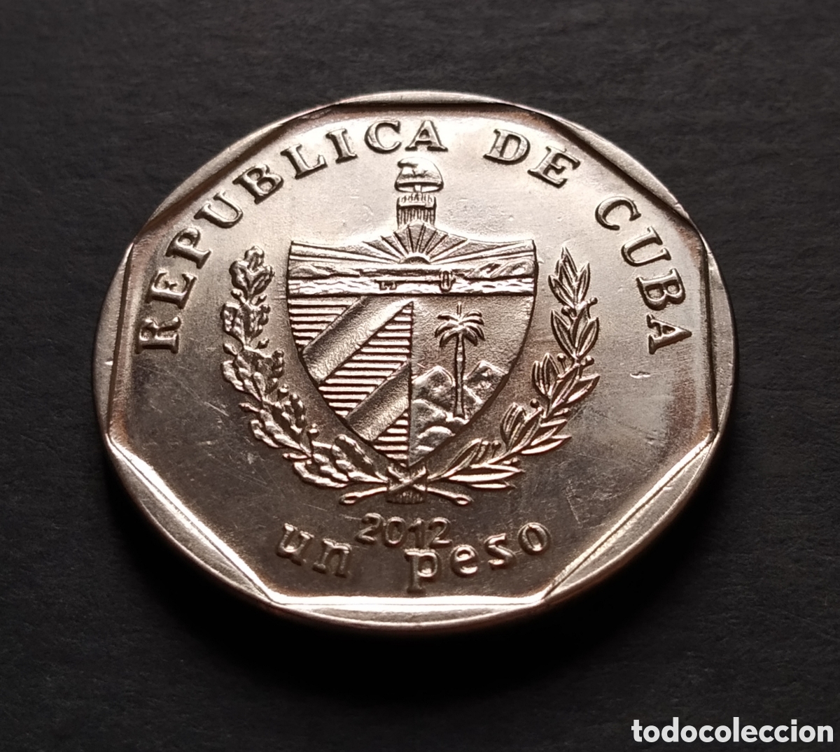 Monedas antiguas de Am&eacute;rica: MONEDA - CUBA 1 PESO 2012 - Foto 4