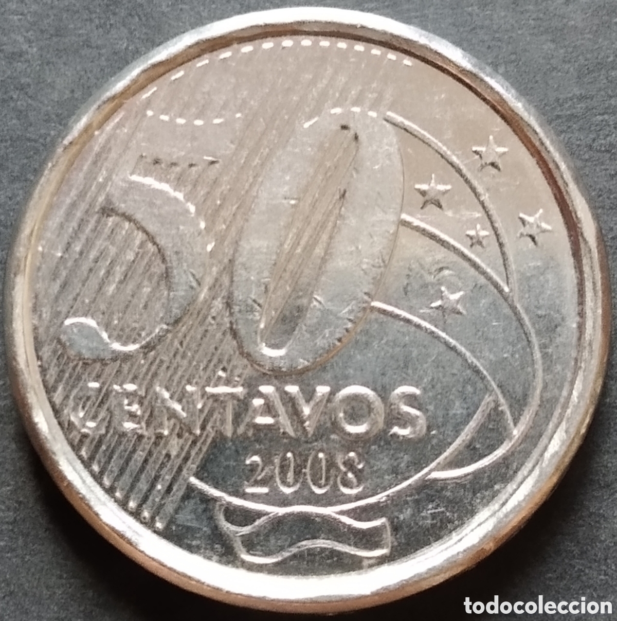 Monedas antiguas de Am&eacute;rica: MONEDA - BRASIL 50 CENTAVOS 2008 - Foto 1
