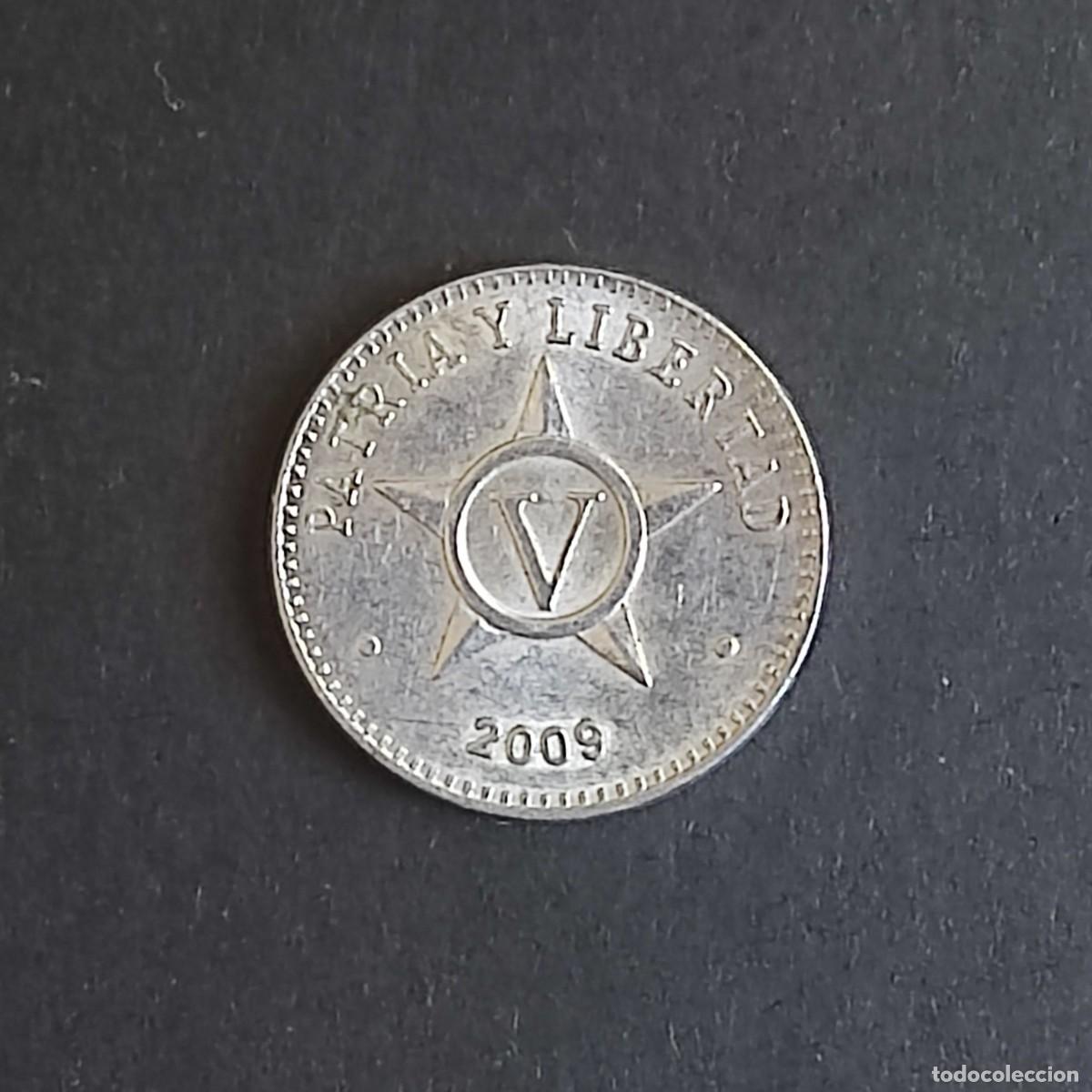 Monedas antiguas de Am&eacute;rica: CUBA. 5 centavos 2009. - Foto 1