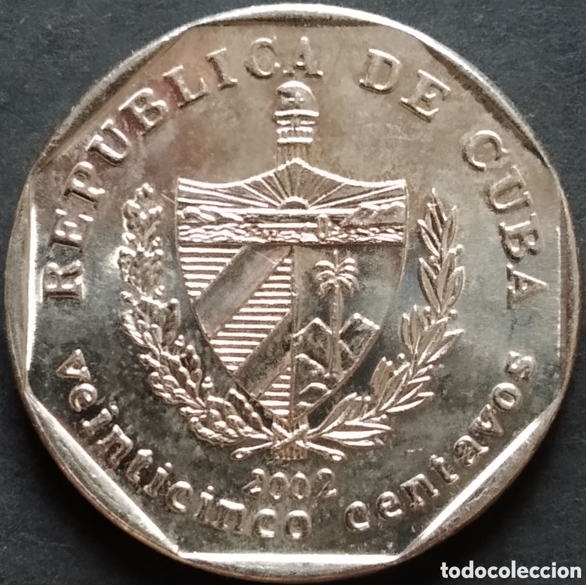 Monedas antiguas de Am&eacute;rica: MONEDA - CUBA 25 CENTAVOS 2002 - Foto 2