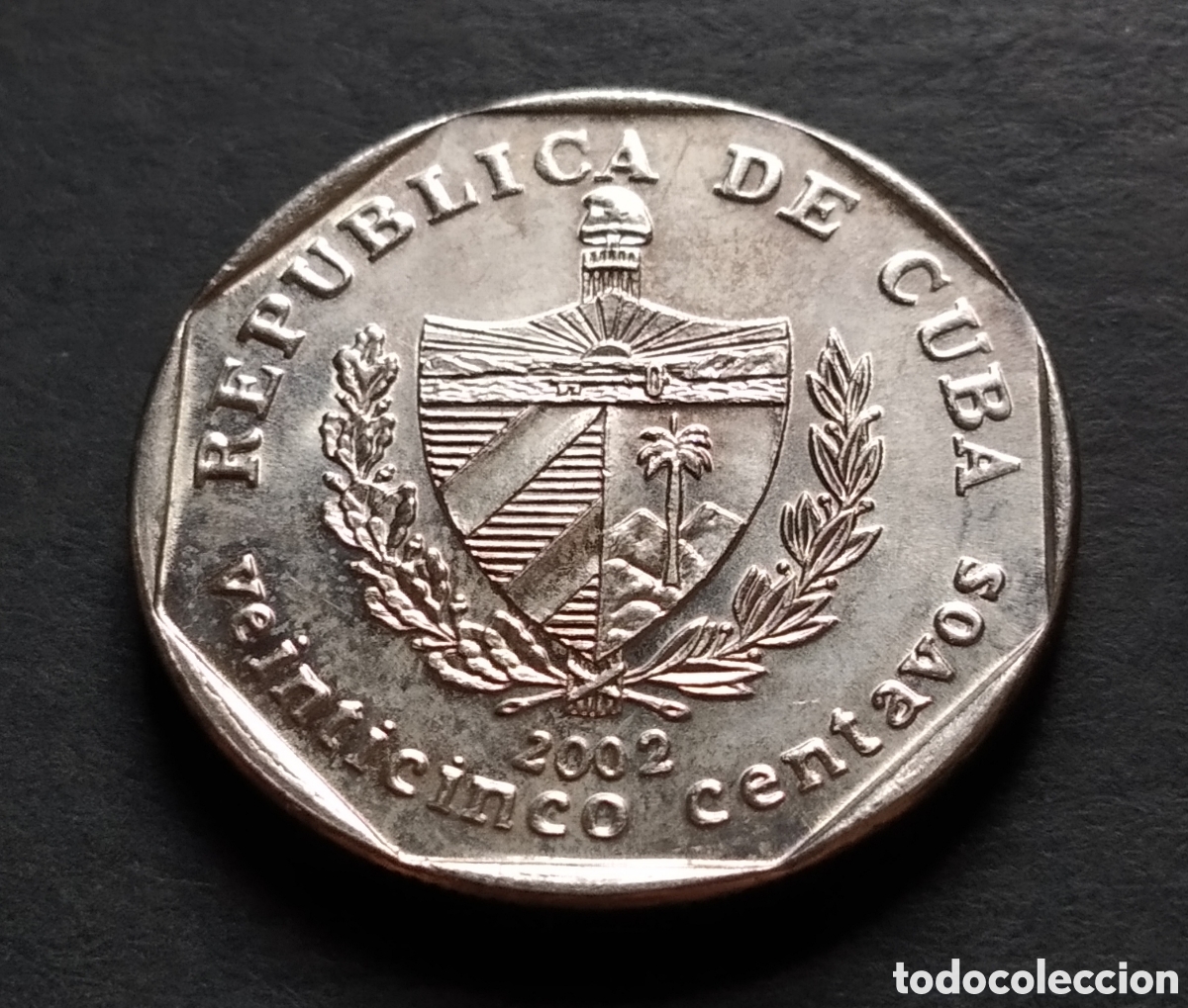 Monedas antiguas de Am&eacute;rica: MONEDA - CUBA 25 CENTAVOS 2002 - Foto 4