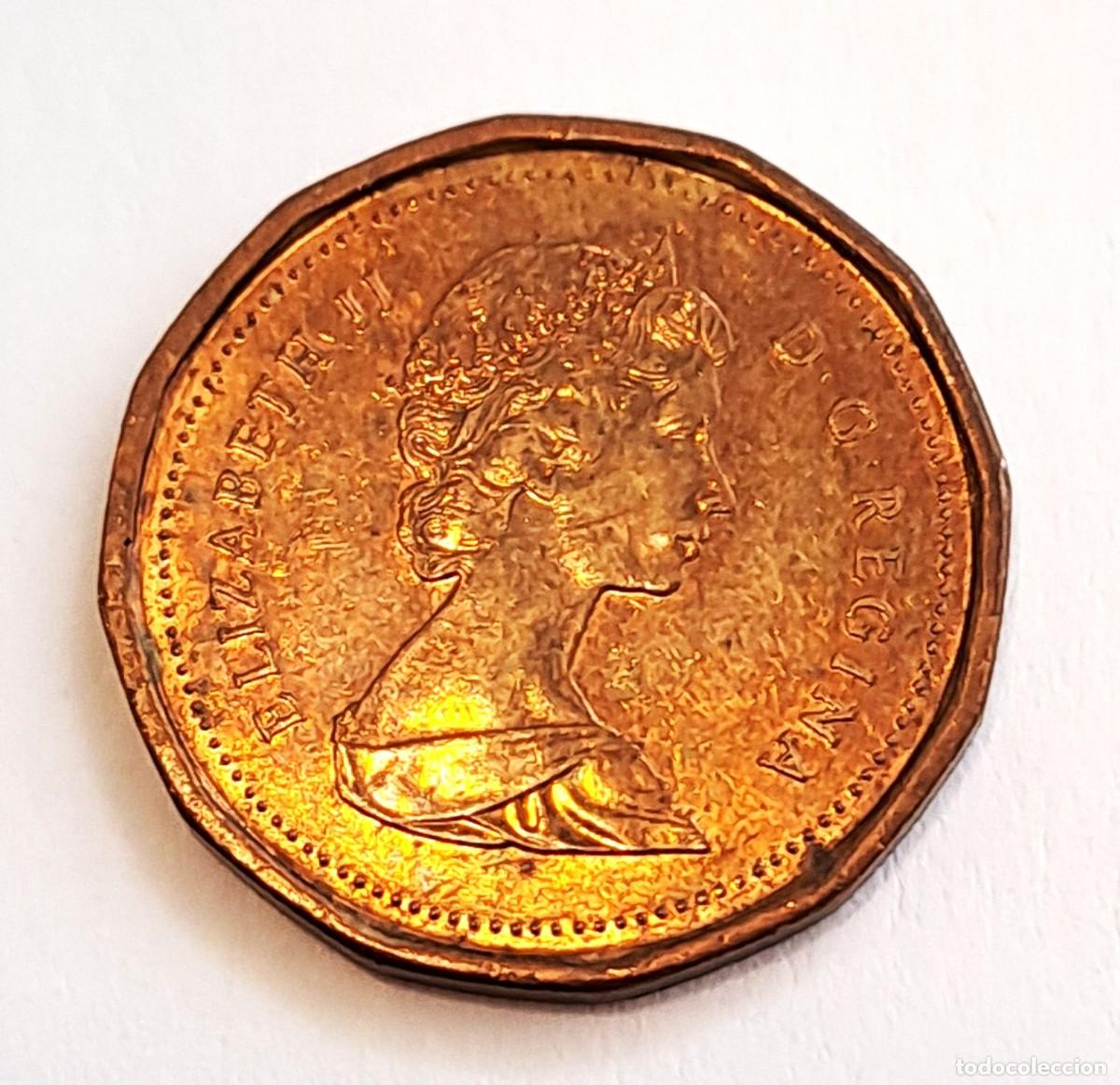Monedas antiguas de Am&eacute;rica: MONEDA CANADA UN CENTAVO A&Ntilde;O 1988 - Foto 1