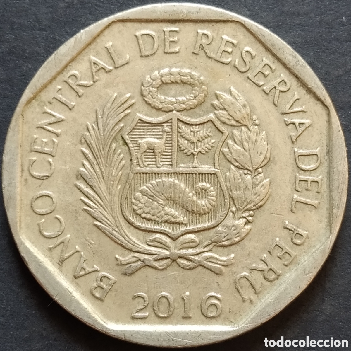 Monedas antiguas de Am&eacute;rica: MONEDA - PER&Uacute; 1 NUEVO SOL 2016 - Foto 2