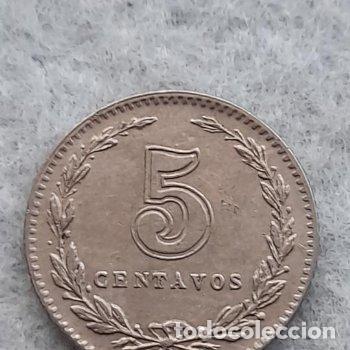 Monedas antiguas de Am&eacute;rica: Argentina. 5 Centavos. A&ntilde;o 1920. - Foto 2
