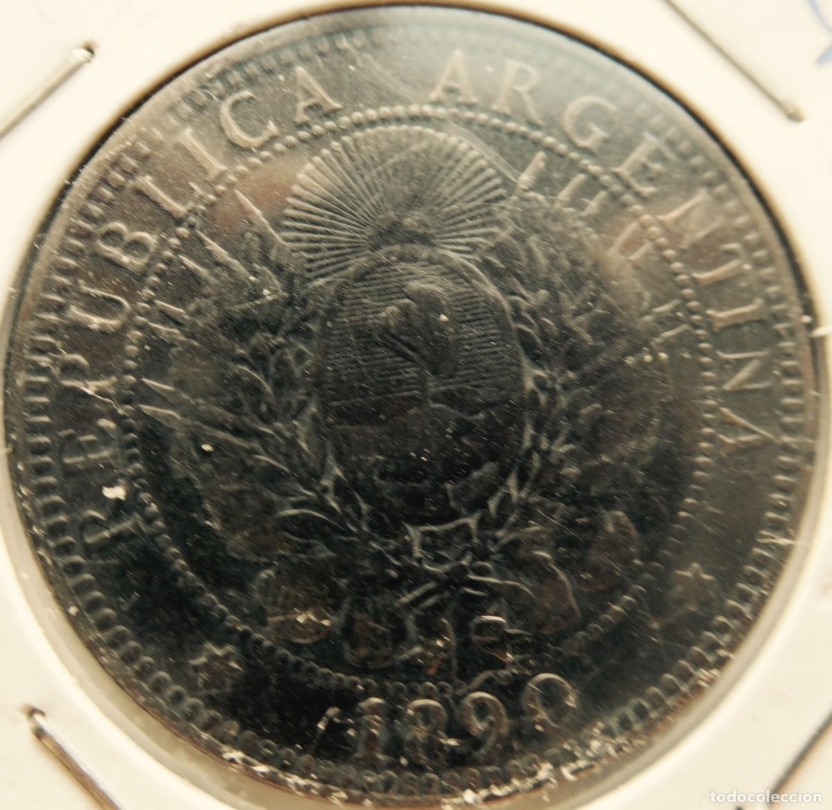 Monedas antiguas de Am&eacute;rica: MONEDA, ARGENTINA, 2 CENTAVOS, 1890, 2 Centavo Bronce - Foto 2