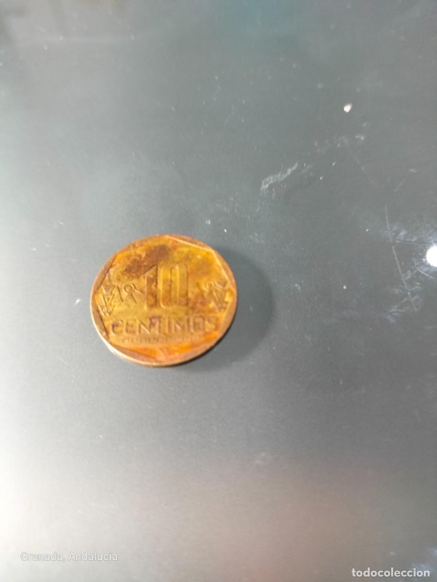 Monedas antiguas de Am&eacute;rica: MONEDA 10 CENTIMOS PERU - Foto 2